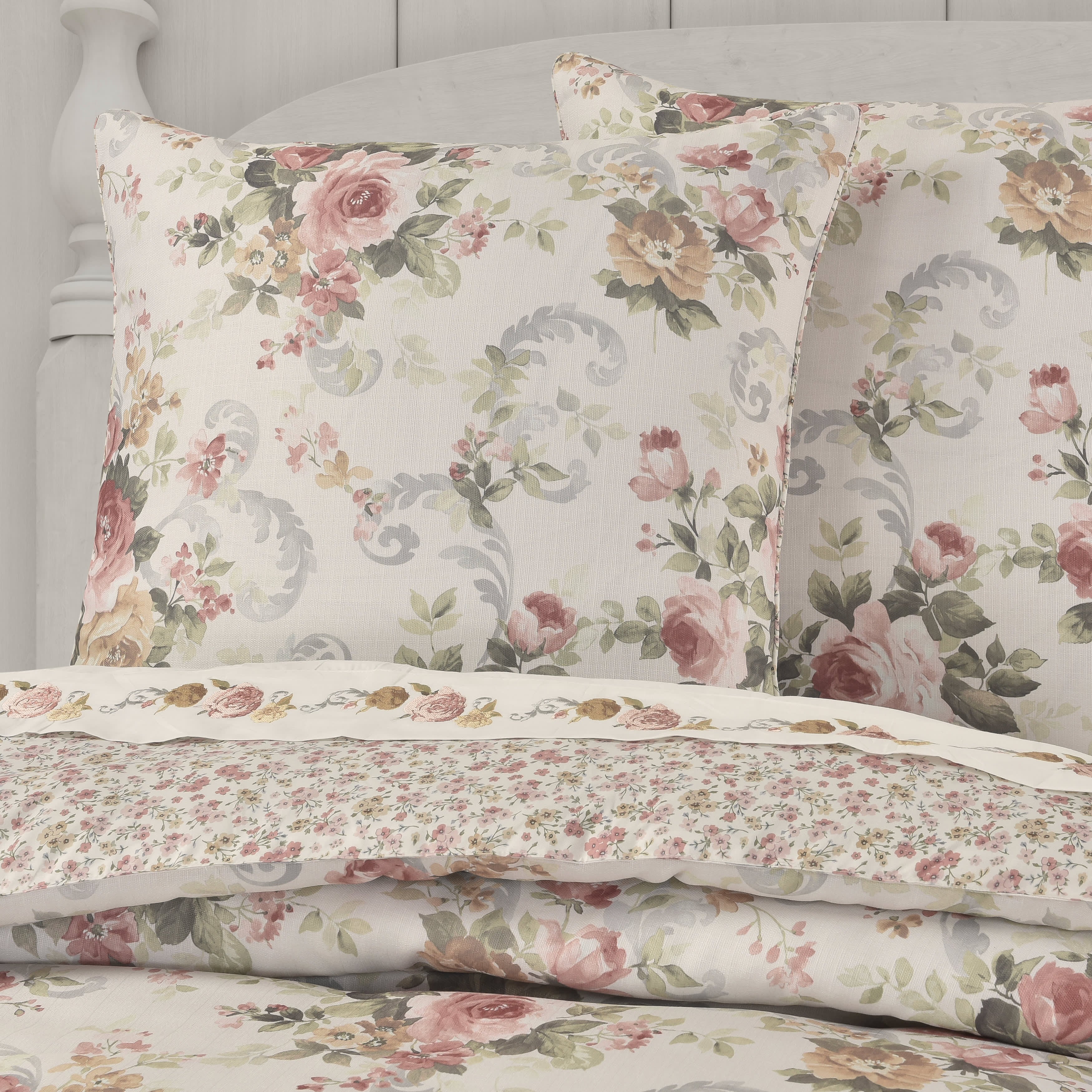 Chablis Euro Sham, ROSE GOLD, alternate image number 1