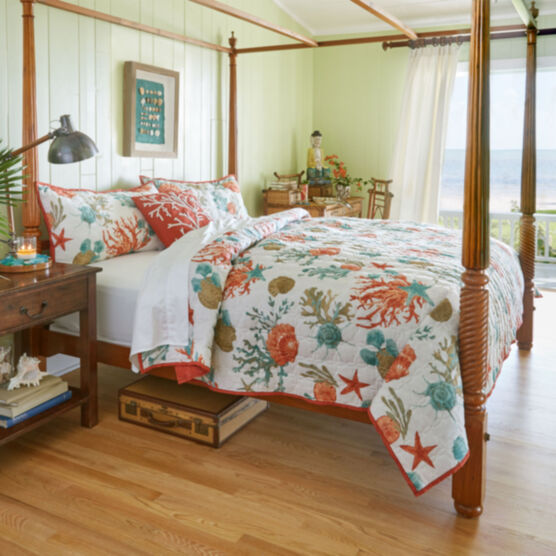 coastal quilts for king bed