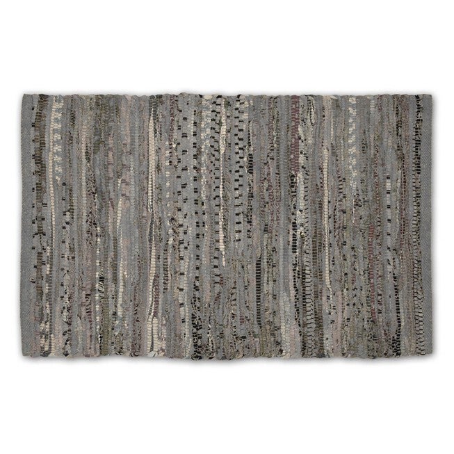 Multi Gray Rag Rug 50X80Cm, GRAY, hi-res image number null