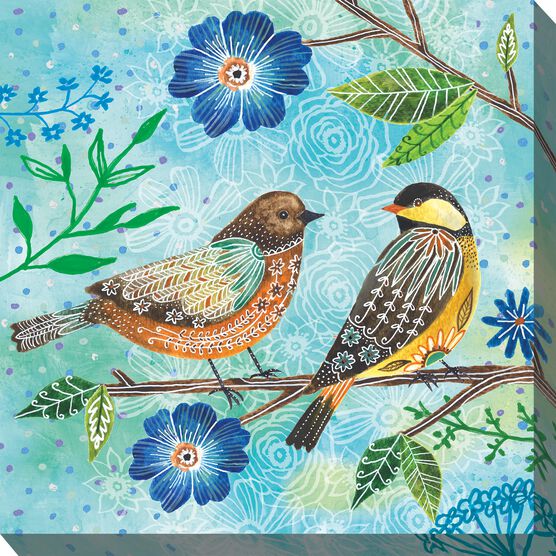 Floral Flight Outdoor Wall Art Wall Decor Brylane Home
