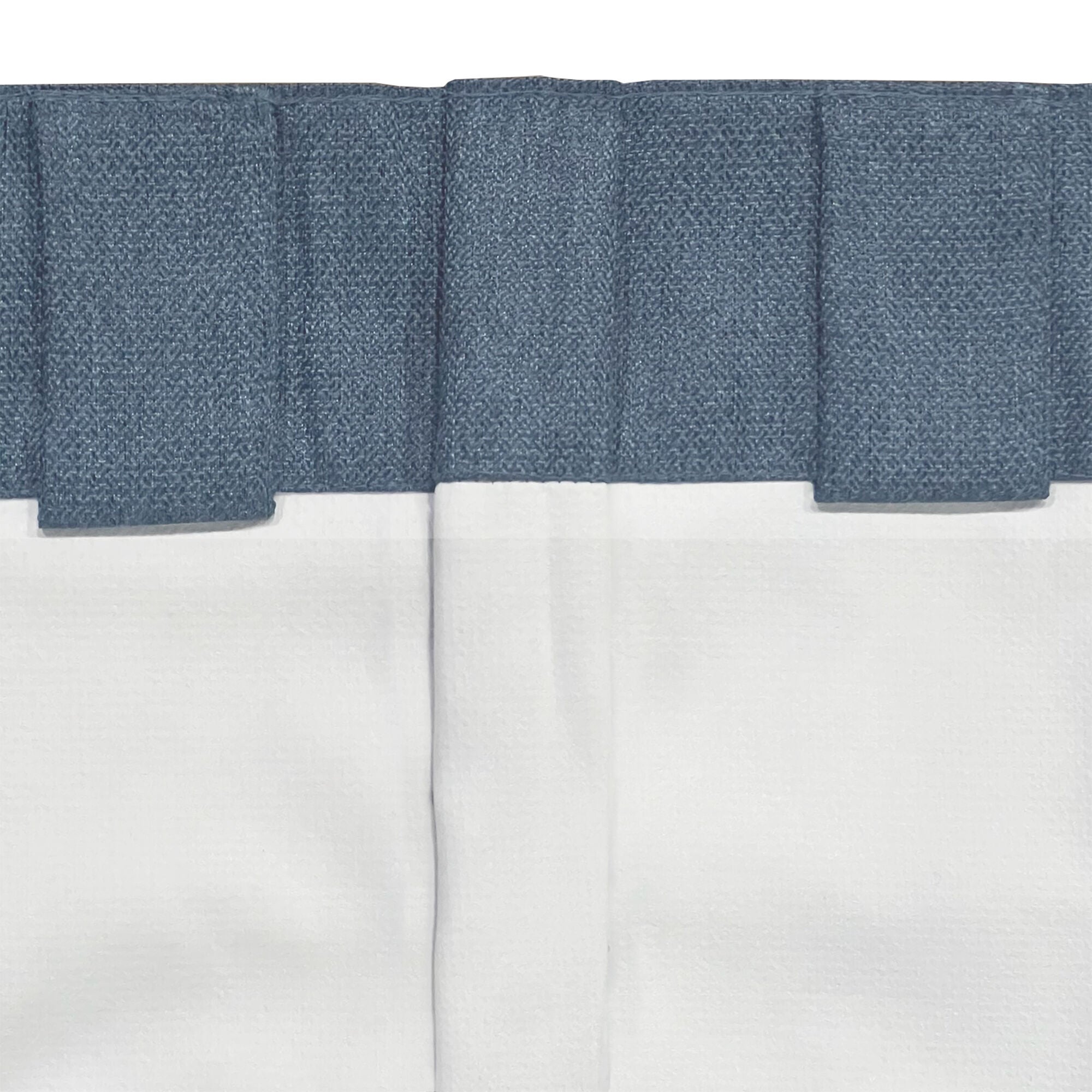 Grant Back Tab Button Pleated Blackout Panel, NAVY, alternate image number 2