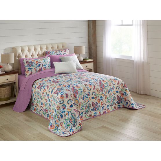 BH Studio Reversible Quilted Bedspread Brylane Home