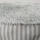 Stripe Printing poly-cotton bolster with detachable faux fur cushion Medium Size, , alternate image number 4