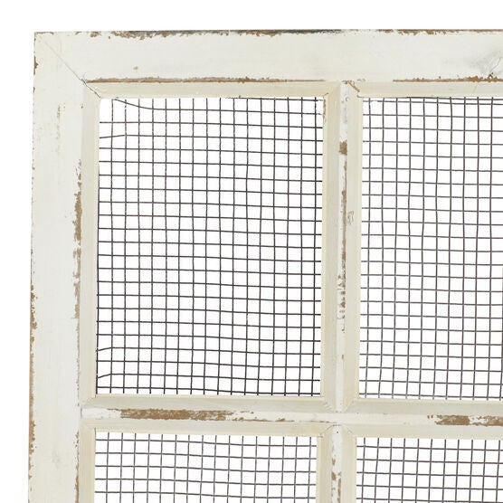 Cream Farmhouse Abstract Wood Wall Décor, , alternate image number null