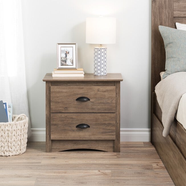 Salt Spring 2-Drawer Night Stand in Drifted Gray, , alternate image number null