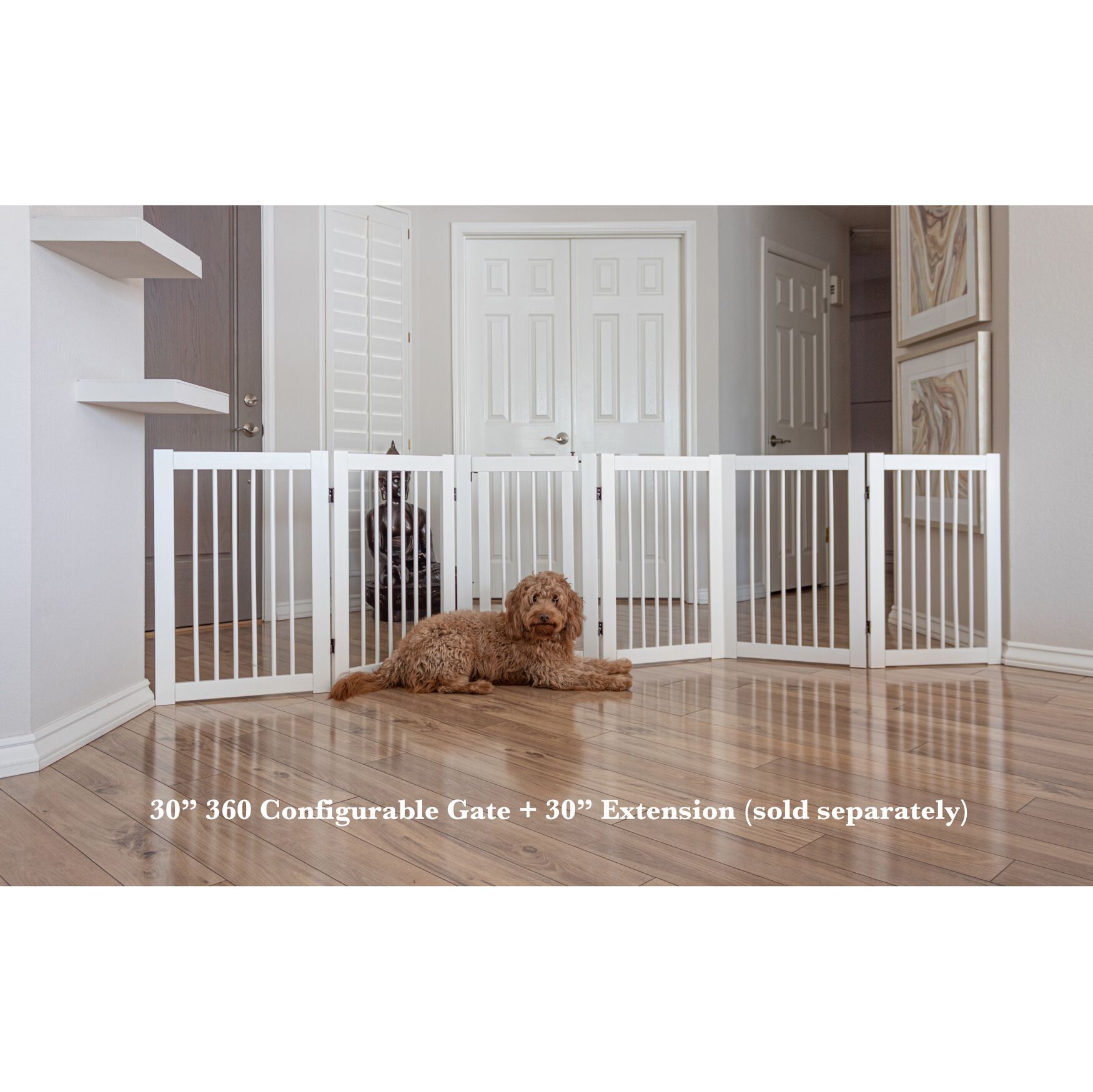 Primetime petz 360 configurable top dog gate with door
