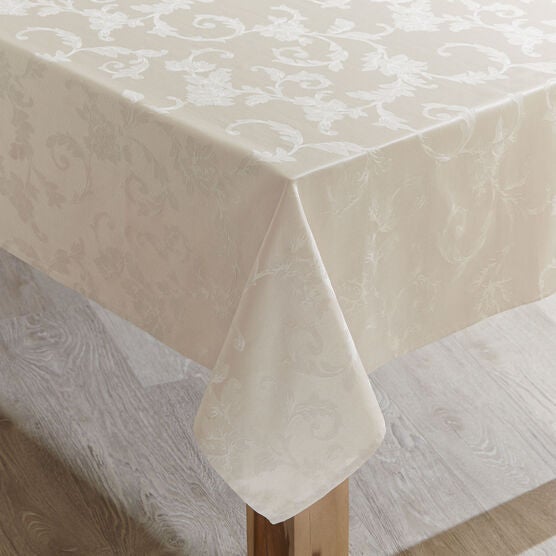 60' x 104' Grand Luxe Tablecloth , BIRCH 60' x 104' Grand Luxe Tablecloth , BIRCH