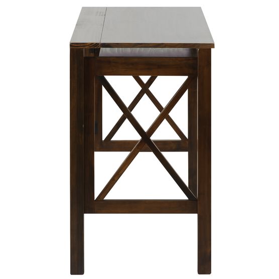 Montego Folding Desk with Pull-Out-Warm Brown, , on-hover image number null