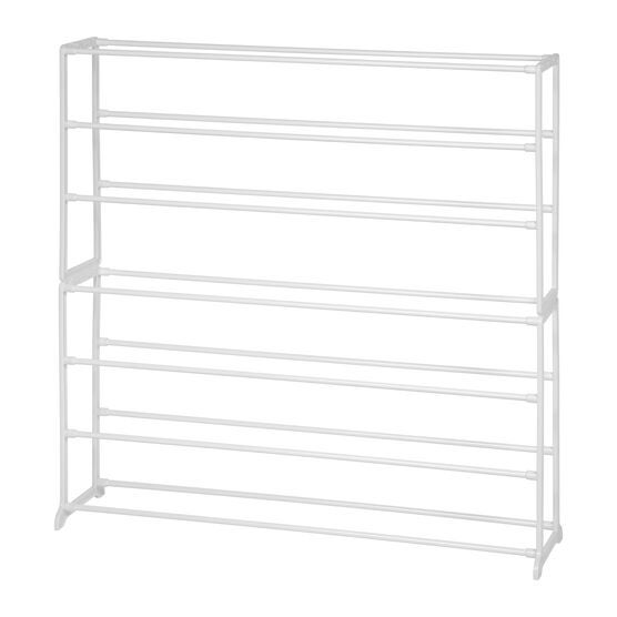 Saving Design, 7-Tier Shoe Rack Storage Organizer, Holds Up To 30-Pair, 35.43" X 8.86" X 36.61", Black, , on-hover image number null