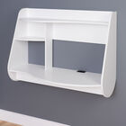 Curved Hutch-Style Floating Desk, , alternate image number null