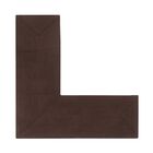 Alpine Braid Collection Reversible Indoor Area in Vibrant Colors, 24"" x 68"" x 68"" L-Shape , CHOCOLATE SOLID, hi-res image number null