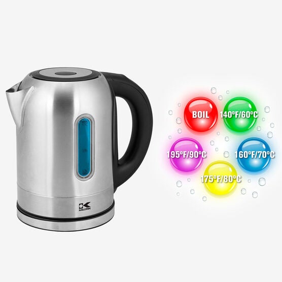 Kalorik Stainless Steel Digital Kettle, , on-hover image number null