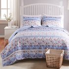 Betty Lace Embellished Quilt And Pillow Sham Set, , on-hover image number null