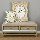 Beige Linen and Metal Contemporary Bench, 19x43x16, , alternate image number null