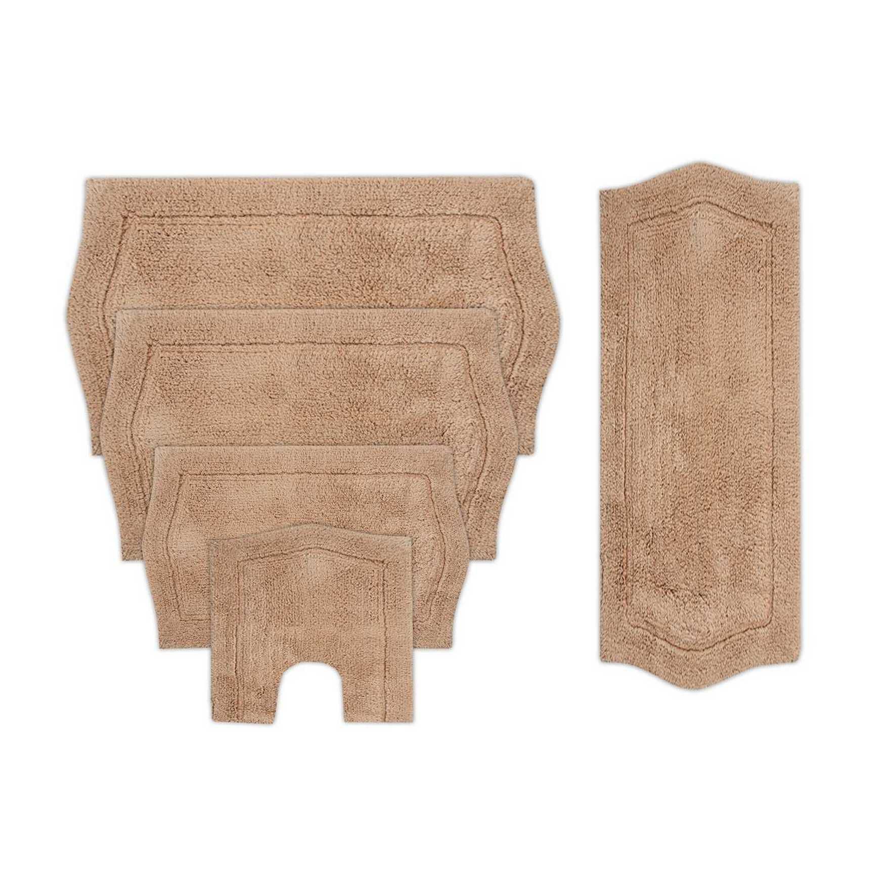 Waterford 5 Piece Set Bath Rug Collection, LINEN, hi-res image number 0