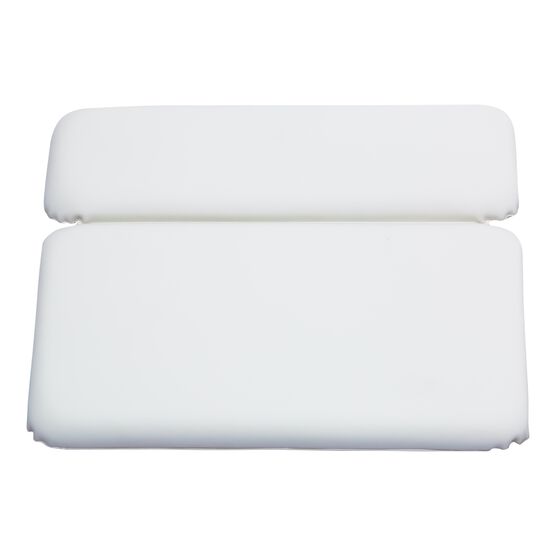 2 Panel Bath Spa Pillow White, WHITE, hi-res image number null