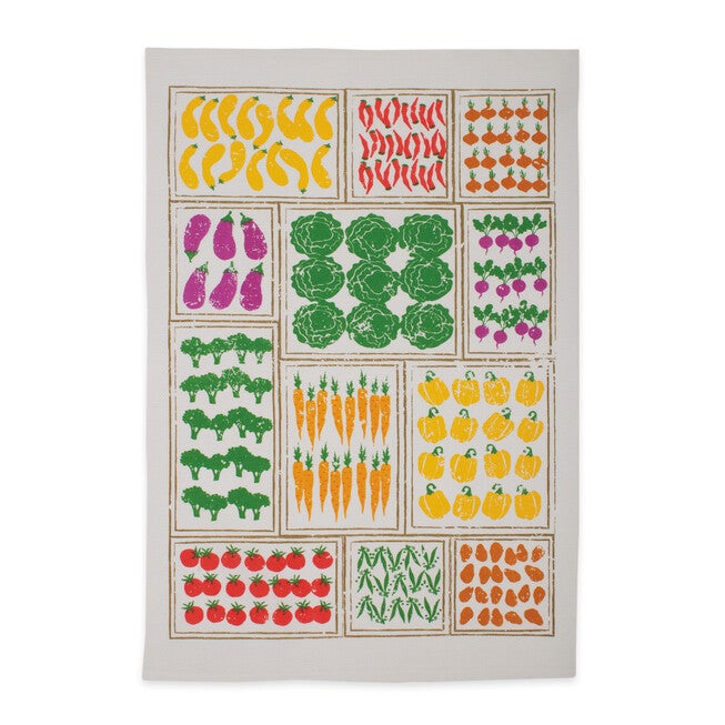 Foodie Designer Print Kitchen Dish Towel, Set 2, , alternate image number null