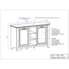 Kenneth 2 Door Credenza File Cabinet File Cabinet, , alternate image number null