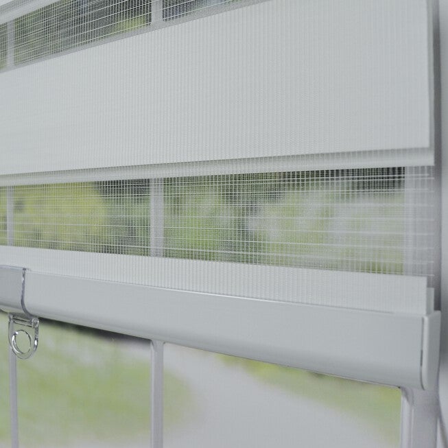 Cordless Zebra Slimline Privacy Window Shade Window, , alternate image number 4