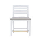 Flynn Counter Stool White Upholstered Set of 2, , alternate image number null