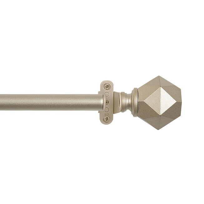 Innovative Decorative Room Darkening Wrap Around Rod & Finial 48-86, , on-hover image number null