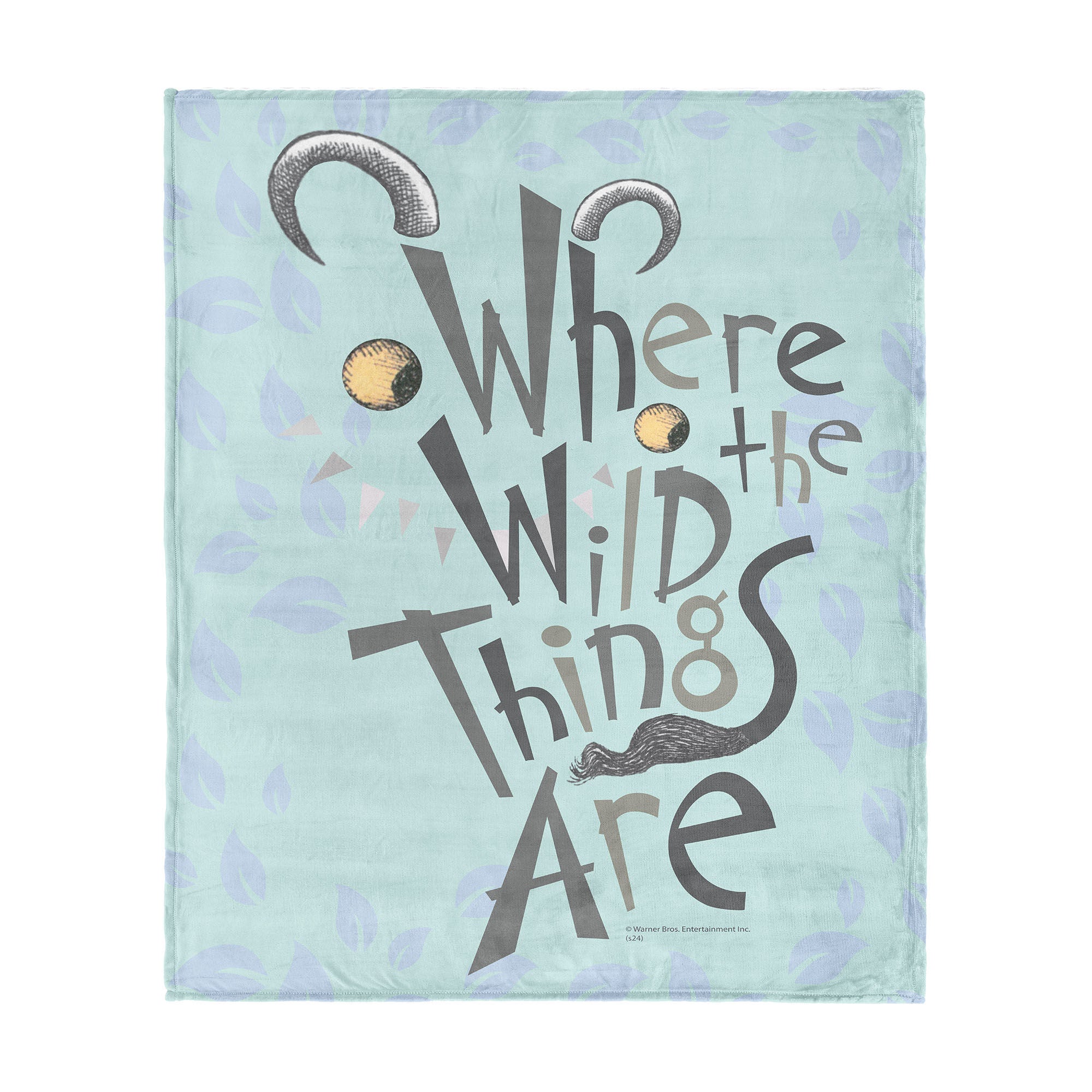 Warner Bros. Where the Wild Things Are In the Leaves Silk Touch Throw Blanket 40x50 Inches