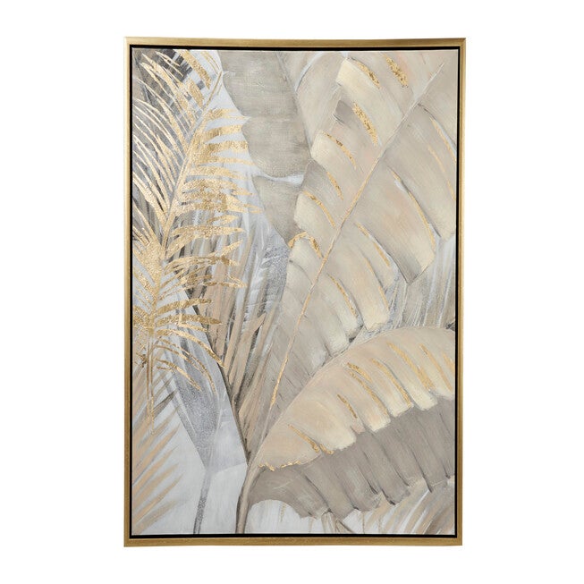 Cosmoliving By Cosmopolitan Brown Canvas Wall Art Framed Wall Art, , alternate image number null
