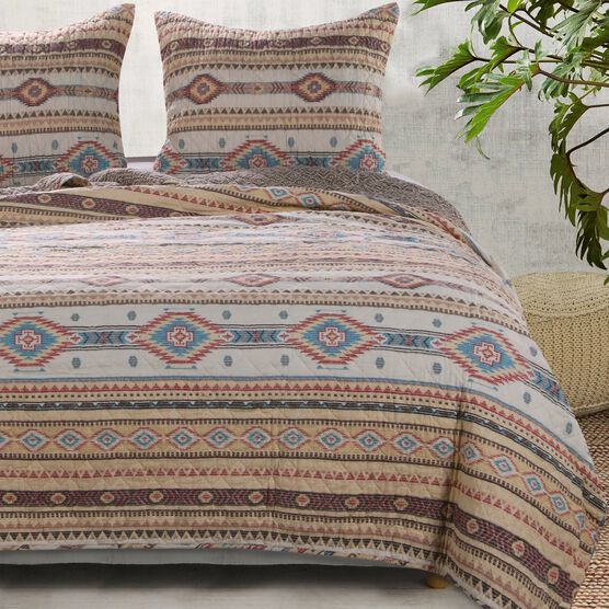 Phoenix Tan Quilt Set , TAN, hi-res image number null