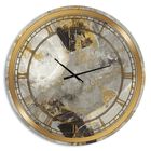 Glam Gold Desert Neutral Glam Wall Clock, , alternate image number null
