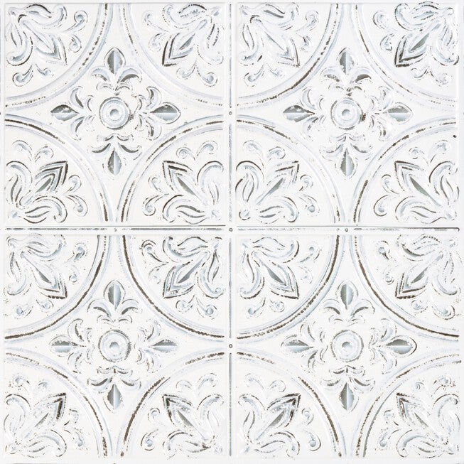 Peel And Stick Tile Backsplash, WHITE, hi-res image number 0