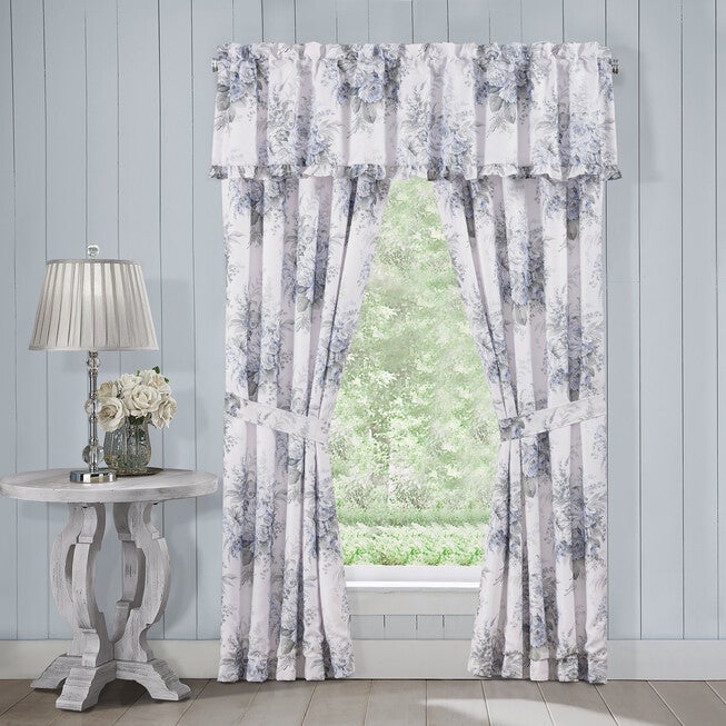 Estelle 84 Inch Window Panel Pair, BLUE, alternate image number 1