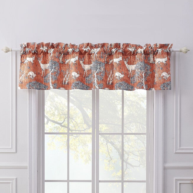 Menagerie Saffron Window Valance, , on-hover image number 1
