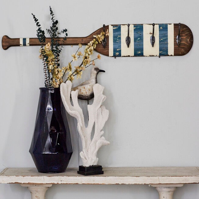 Brown Wood Coastal Wall Hooks Wall Hook, , alternate image number null