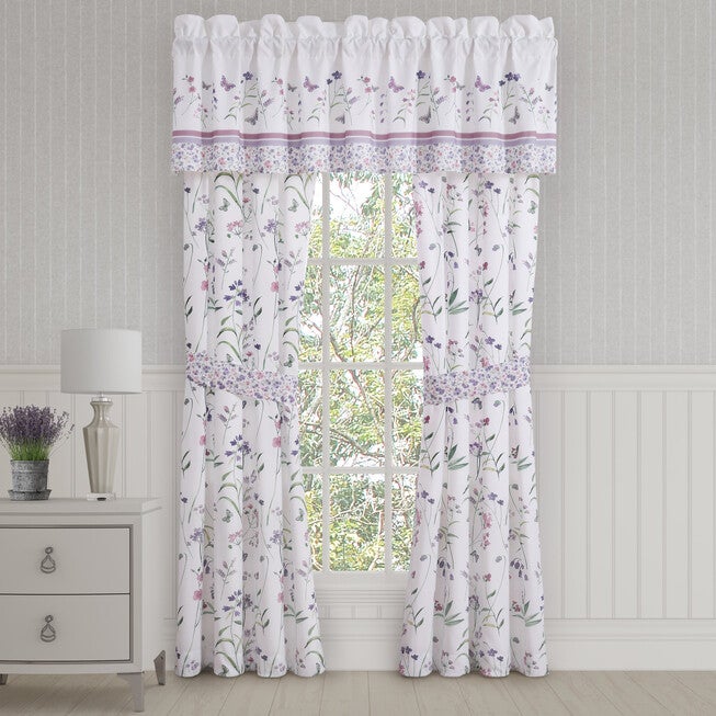 Nola Window Straight Valance, LILAC, alternate image number null