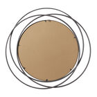 Grey Industrial Metal Wall Mirror, , on-hover image number null