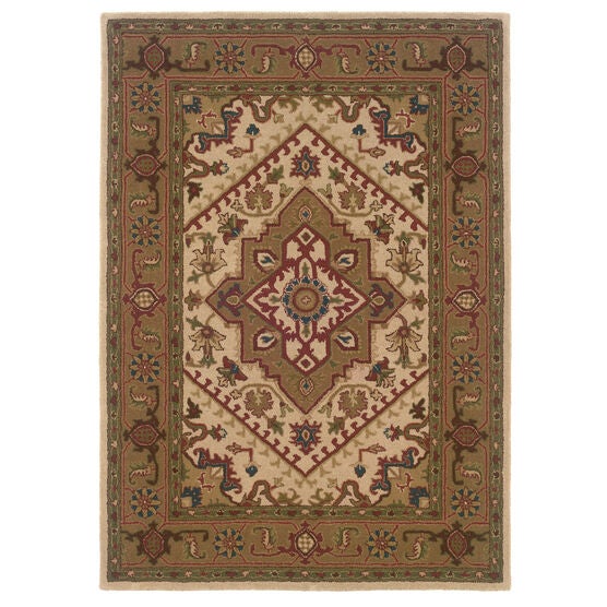 Trio Traditional Ivory 5'X7' Area Rug, IVORY Trio Traditional Ivory 5'X7' Area Rug, IVORY