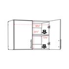 Elite 32" Stackable Wall Cabinet, Espresso, , alternate image number null