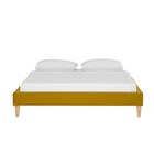 Velvet Platform Bed, , on-hover image number null