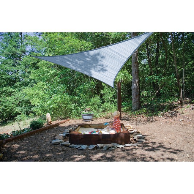Shade Sail Triangle,12 x12 ft. Sea Blue, , alternate image number null