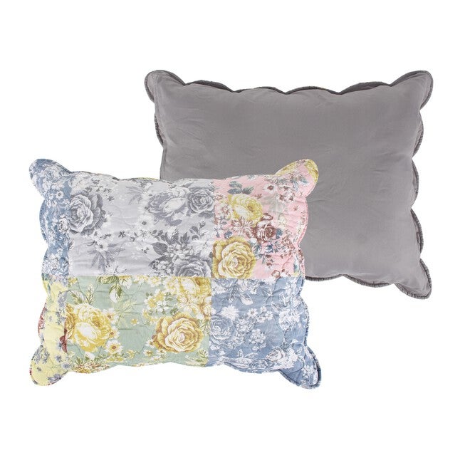 Emma Traditional Patchwork Quilt And Pillow Sham Set, , alternate image number 3