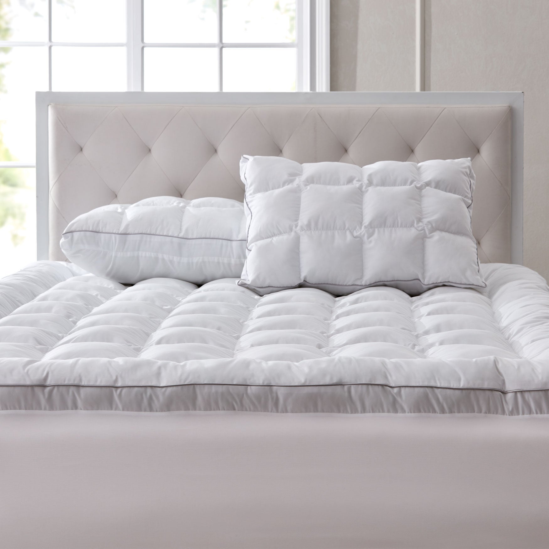 Super Loft Mattress Topper & Pillow Pair, , hi-res image number 0