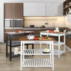 Kitchen Island with Solid Wood Top, , alternate image number 13