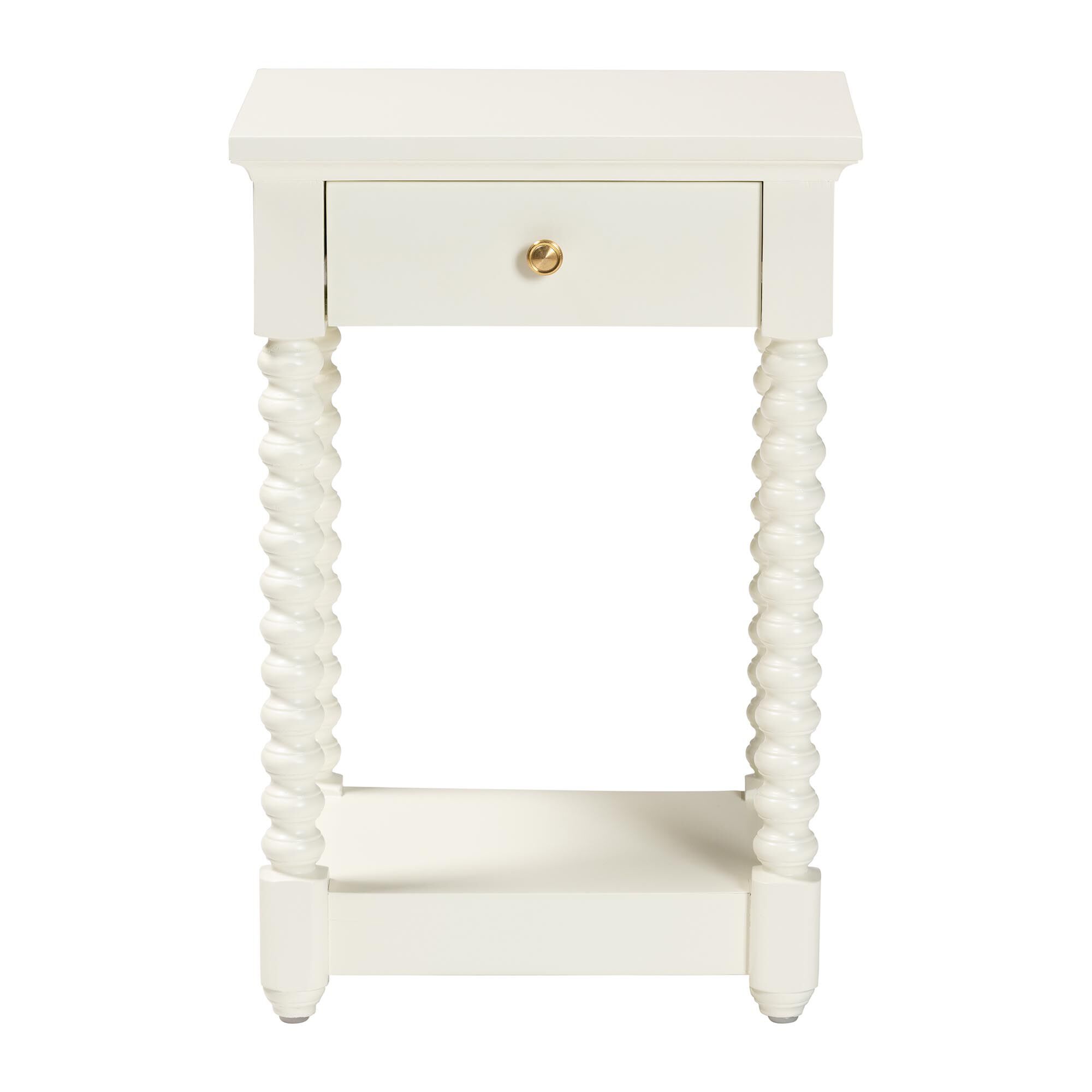 Terentia Nightstand, WHITE, alternate image number 3