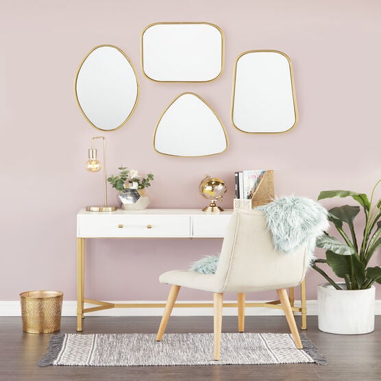 Cosmoliving By Cosmopolitan Set Of 4 Wall Mirror, , alternate image number null