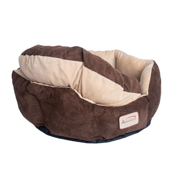 Cozy Pet Bed, Mocha/Beige For Cats And Extra Small Dogs, , alternate image number null
