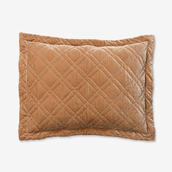 Velvet Diamond Quilted Sham, 