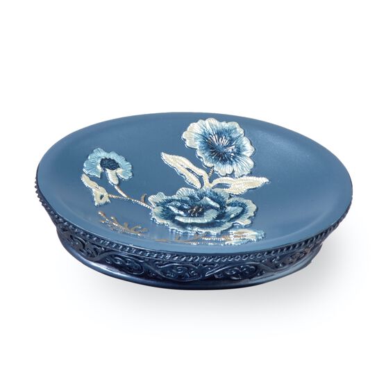 Dublin Rose Soap Dish, BLUE, hi-res image number null