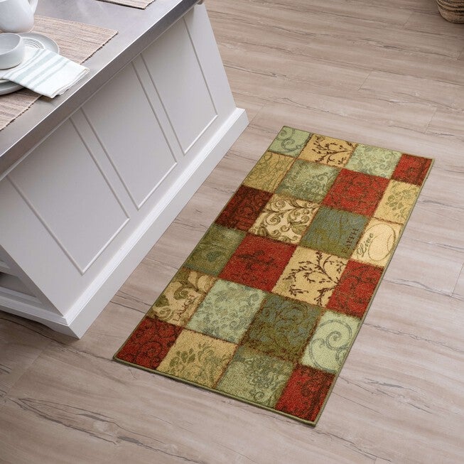 Floral Tile Multi 2' 6 inches X 4' 2 inches, , alternate image number null