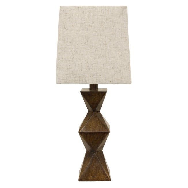 Darkbo Stacked Diamond Lamp , WOOD, hi-res image number 0