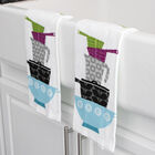Pigment Print Dual Woven Kitchen Towel, Two Pack, , alternate image number null